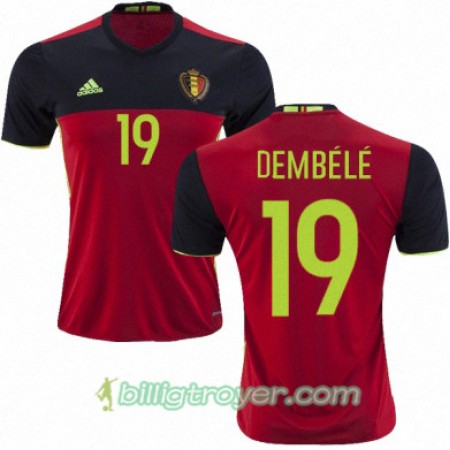 Billige Fotballdrakter Belgia MOUSSA DEMBELE Hjemmedraktsett Euro 2016