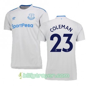 Billige Fotballdrakter Everton COLEMAN Bortedraktsett 2017/18 Kortermet