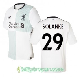 Billige Fotballdrakter Liverpool SOLANKE 29 Bortedraktsett 2017/18 Kortermet