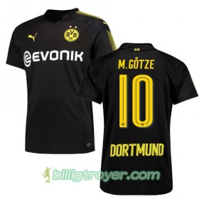 Billige Fotballdrakter Borussia Dortmund M GOTZE 10 Bortedraktsett 2017/18 Kortermet