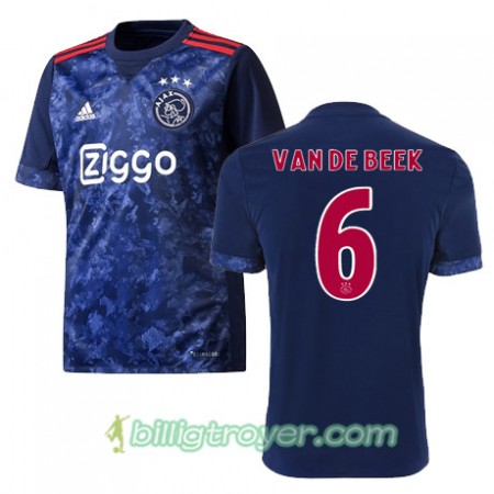 Billige Fotballdrakter AFC Ajax DONNY VAN DE BEEK 6 Bortedraktsett 2017/18 Kortermet