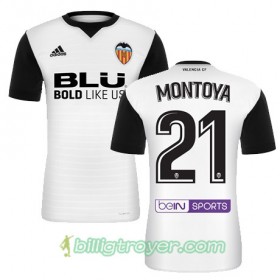 Billige Fotballdrakter Valencia CF MONTOYA Hjemmedraktsett 2017/18 Kortermet