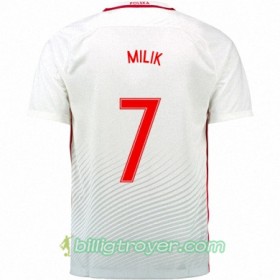Billige Fotballdrakter Polen ARKADIUSZ MILIK Hjemmedraktsett Euro 2016