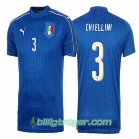 Billige Fotballdrakter Italia GIORGIO CHIELLINI Hjemmedraktsett Euro 2016