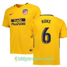 Billige Fotballdrakter Atlético Madrid KOKE 6 Bortedraktsett 2017/18 Kortermet