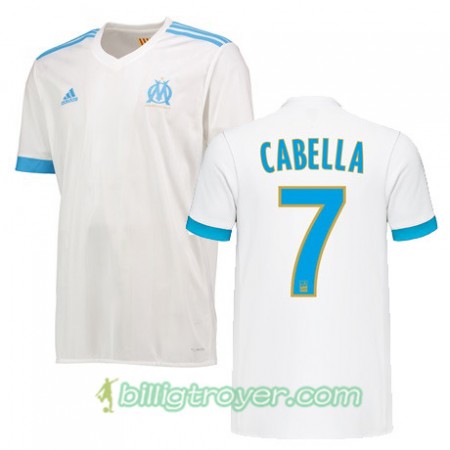 Billige Fotballdrakter Olympique de Marseille REMY CABELLA 7 Hjemmedraktsett 2017/18 Kortermet