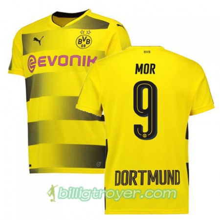 Billige Fotballdrakter Borussia Dortmund MOR 9 Hjemmedraktsett 2017/18 Kortermet