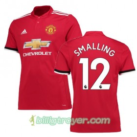 Billige Fotballdrakter Manchester United SMALLING 12 Hjemmedraktsett 2017/18 Kortermet