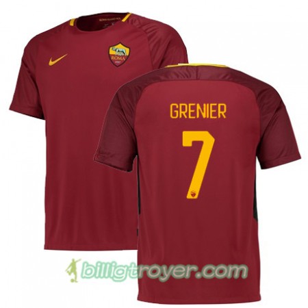 Billige Fotballdrakter AS Roma Grenier 7 Hjemmedraktsett 2017/18 Kortermet