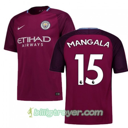 Billige Fotballdrakter Manchester City MANGALA 15 Bortedraktsett 2017/18 Kortermet