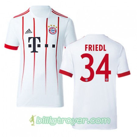 Billige Fotballdrakter FC Bayern München FRIEDL 34 Tredjedraktsett 2017/18 Kortermet