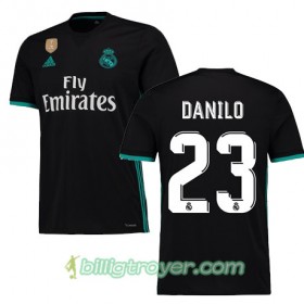 Billige Fotballdrakter Real Madrid DANILO 23 Bortedraktsett 2017/18 Kortermet