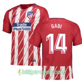 Billige Fotballdrakter Atlético Madrid GABI 14 Hjemmedraktsett 2017/18 Kortermet