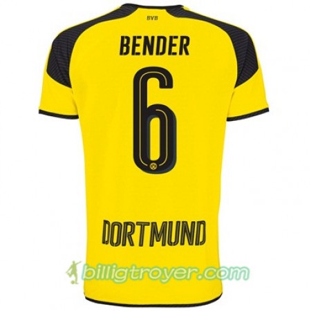 Billige Fotballdrakter Borussia Dortmund BENDER 6 Tredjedraktsett 2017/18 Kortermet