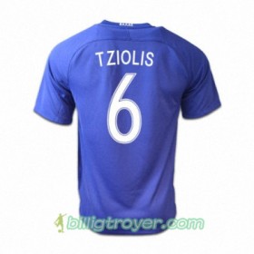 Billige Fotballdrakter Hellas ALEXANDROS TZIOLIS Bortedraktsett 2016/17 Kortermet
