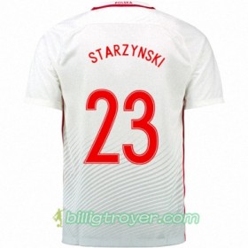 Billige Fotballdrakter Polen FILIP STARZYNSKI Hjemmedraktsett Euro 2016