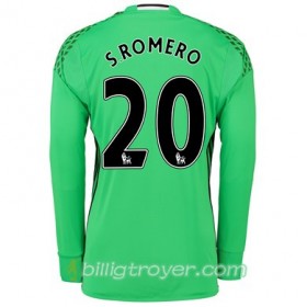 Billige Fotballdrakter Manchester United S ROMERO 20 Bortedraktsett 2017/18 Langermet