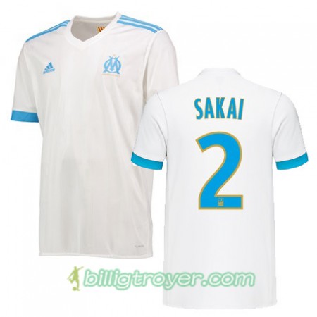 Billige Fotballdrakter Olympique de Marseille HIROKI SAKAI 2 Hjemmedraktsett 2017/18 Kortermet