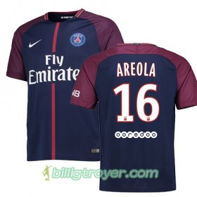 Billige Fotballdrakter Paris SG ALPHONSE AREOLA 16 Hjemmedraktsett 2017/18 Kortermet