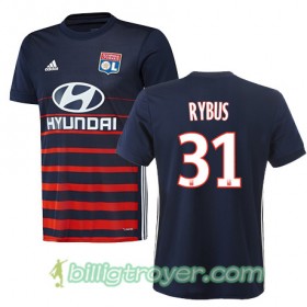Billige Fotballdrakter Olympique Lyonnais MACIEJ RYBUS 31 Bortedraktsett 2017/18 Kortermet