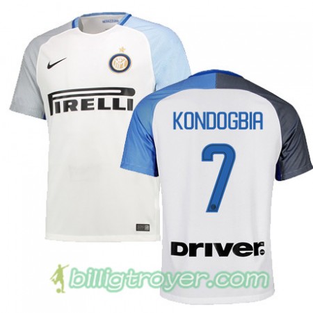 Billige Fotballdrakter Inter KONDOGBIA 7 Bortedraktsett 2017/18 Kortermet