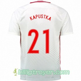 Billige Fotballdrakter Polen BARTOSZ KAPUSTKA Hjemmedraktsett Euro 2016
