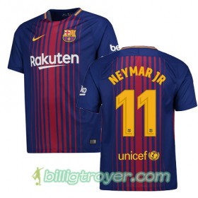 Billige Fotballdrakter FC Barcelona NEYMAR JR 11 Hjemmedraktsett 2017/18 Kortermet