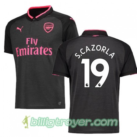 Billige Fotballdrakter Arsenal S CAZORLA 19 Tredjedraktsett 2017/18 Kortermet