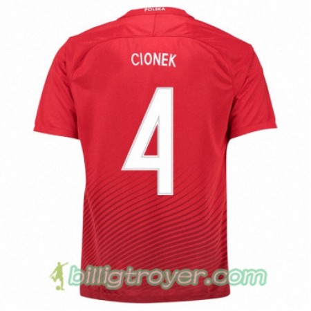 Billige Fotballdrakter Polen THIAGO CIONEK Bortedraktsett Euro 2016