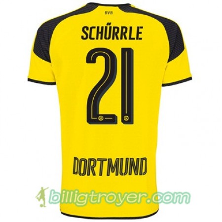 Billige Fotballdrakter Borussia Dortmund SCHURRLE 21 Tredjedraktsett 2017/18 Kortermet