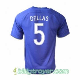 Billige Fotballdrakter Hellas TRAIANOS DELLAS Bortedraktsett 2016/17 Kortermet