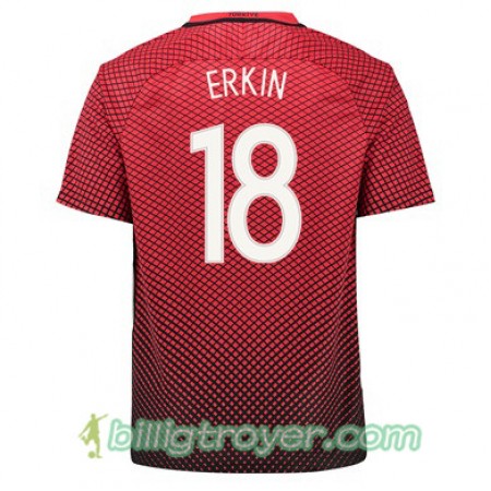 Billige Fotballdrakter Tyrkia CANER ERKIN Hjemmedraktsett Euro 2016