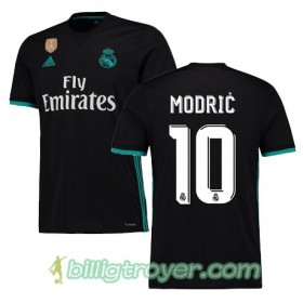 Billige Fotballdrakter Real Madrid MODRIC 10 Bortedraktsett 2017/18 Kortermet