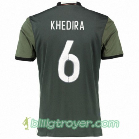 Billige Fotballdrakter Tyskland SAMI KHEDIRA Bortedraktsett Euro 2016