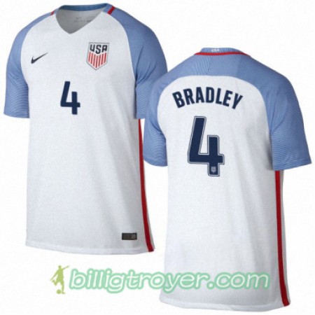 Billige Fotballdrakter USA MICHAEL BRADLEY Hjemmedraktsett 2016/17 Kortermet