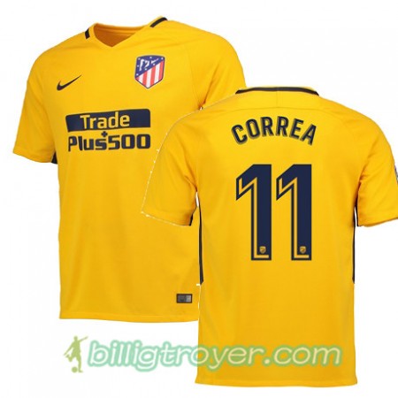 Billige Fotballdrakter Atlético Madrid CORREA 11 Bortedraktsett 2017/18 Kortermet