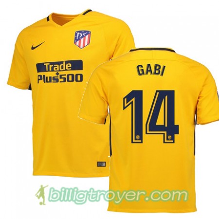Billige Fotballdrakter Atlético Madrid GABI 14 Bortedraktsett 2017/18 Kortermet