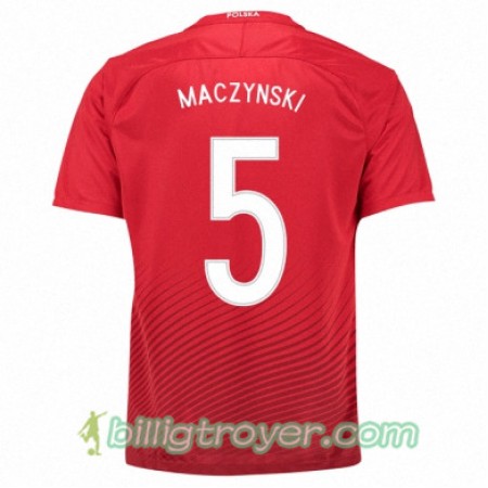 Billige Fotballdrakter Polen KRZYSZTOF MACZYNSKI Bortedraktsett Euro 2016