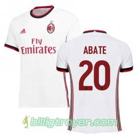 Billige Fotballdrakter AC Milan ABATE 20 Bortedraktsett 2017/18 Kortermet