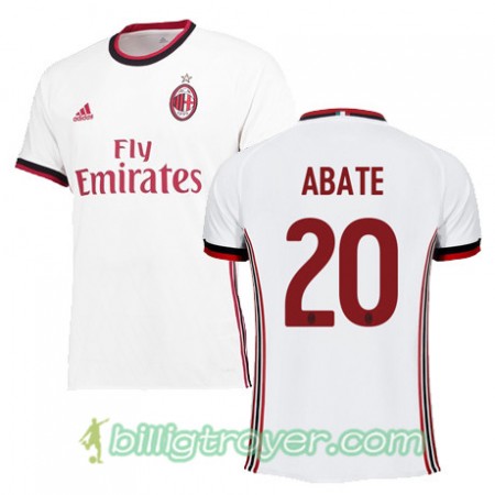 Billige Fotballdrakter AC Milan ABATE 20 Bortedraktsett 2017/18 Kortermet