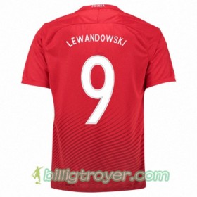 Billige Fotballdrakter Polen ROBERT LEWANDOWSKI Bortedraktsett Euro 2016