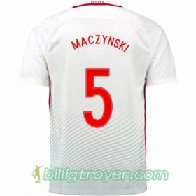 Billige Fotballdrakter Polen KRZYSZTOF MACZYNSKI Hjemmedraktsett Euro 2016