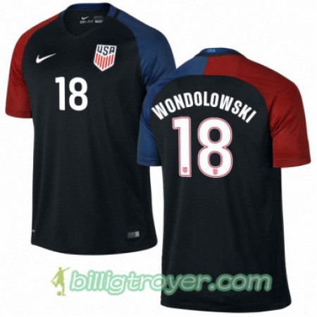 Billige Fotballdrakter USA CHRIS WONDOLOWSKI Bortedraktsett 2016/17 Kortermet