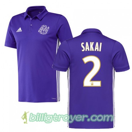 Billige Fotballdrakter Olympique de Marseille HIROKI SAKAI 2 Tredjedraktsett 2017/18 Kortermet