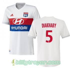 Billige Fotballdrakter Olympique Lyonnais MOUCTAR DIAKHABY 5 Hjemmedraktsett 2017/18 Kortermet