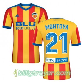 Billige Fotballdrakter Valencia CF MONTOYA Bortedraktsett 2017/18 Kortermet
