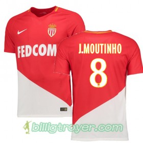 Billige Fotballdrakter AS Monaco JOAO MOUTINHO 8 Hjemmedraktsett 2017/18 Kortermet