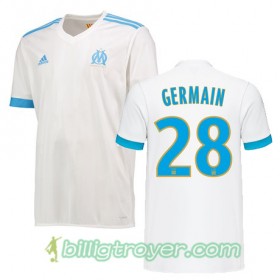 Billige Fotballdrakter Olympique de Marseille GERMAIN 28 Hjemmedraktsett 2017/18 Kortermet