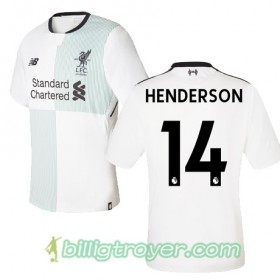 Billige Fotballdrakter Liverpool HENDERSON 14 Bortedraktsett 2017/18 Kortermet