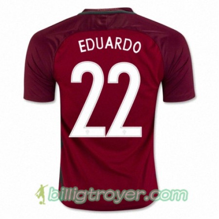 Billige Fotballdrakter Portugal EDUARDO Hjemmedraktsett Euro 2016